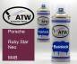 Preview: Porsche, Ruby Star Neo, M4B: 400ml Sprühdose + 400ml Klarlack - Set, von ATW Autoteile West.